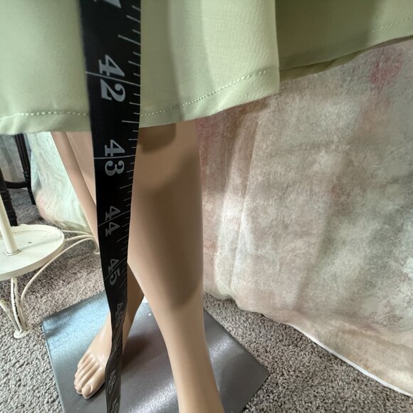 ๐David's Bridal Lace Beaded Chiffon Full Skirt Prom -Cocktail Bridesmaid Dress - Picture 7 of 16